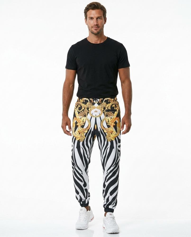 Cloppenburg Mode - Elvin | Gemusterte Elastische Hose Herren
