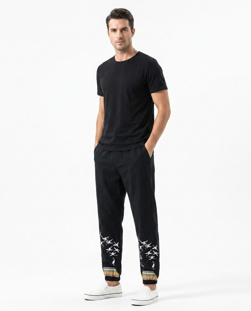 Cloppenburg Mode - Eltal | Bestickte Elastische Hose Herren