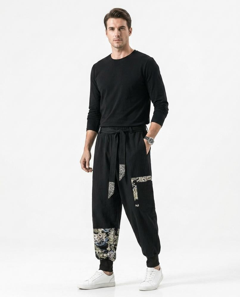 Cloppenburg Mode - Nemel | Gemusterte Baumwoll Hose Herren