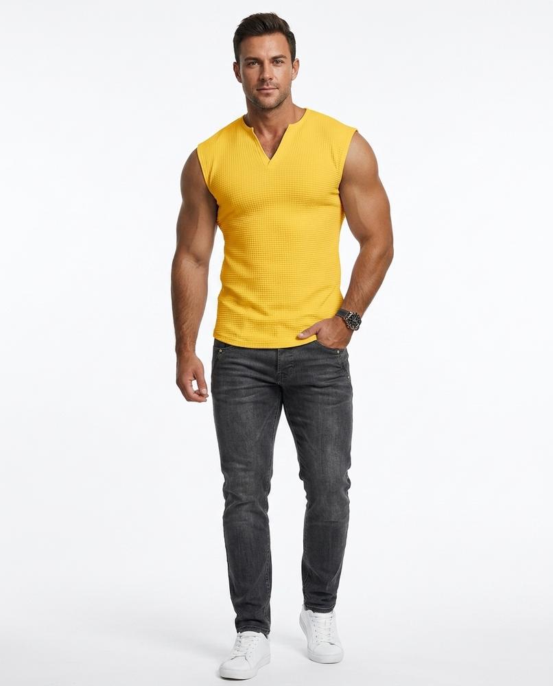 Cloppenburg Mode - Nilom | Strukturiert Ärmellos Shirt Herren
