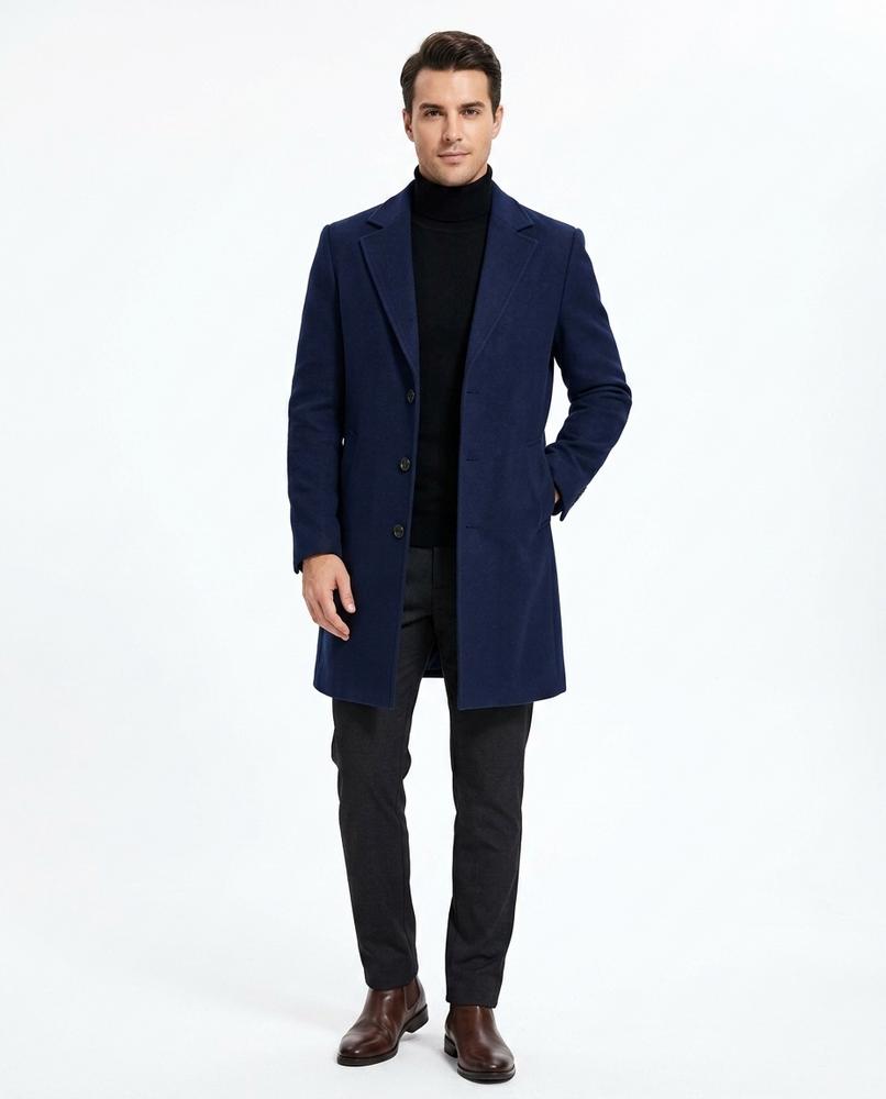 Cloppenburg Mode - Rarel | Tailliert Geknöpft Mantel Herren