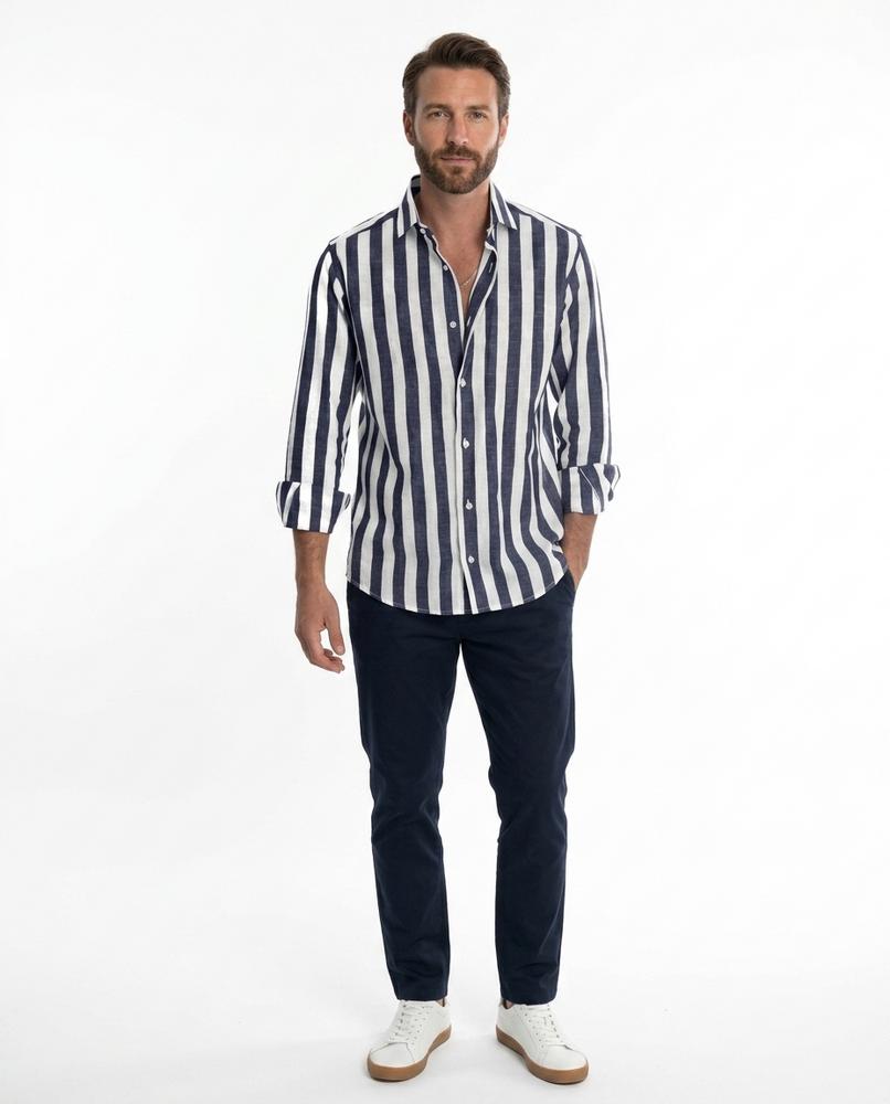 Cloppenburg Mode - Liwom | Gestreiftes Langärmliges Hemd Herren