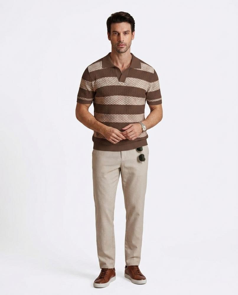 Cloppenburg Mode - Tumev | Gestreiftes Strukturiertes Shirt Herren