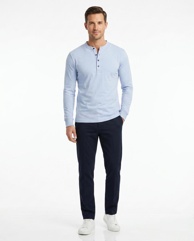 Cloppenburg Mode - Aired | Tailliertes Henley Shirt Herren