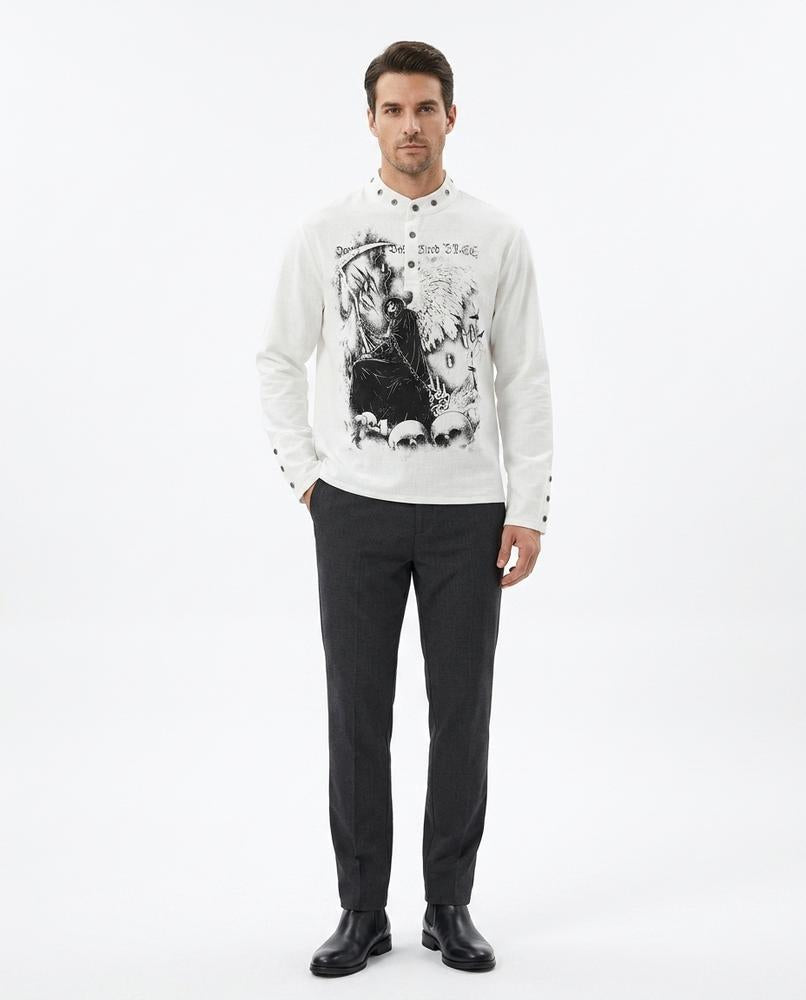 Cloppenburg Mode - Naved | Langärmliges Bedrucktes Shirt Herren