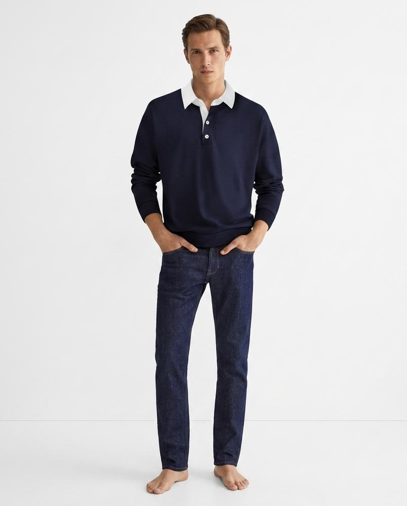 Cloppenburg Mode - Duses | Langärmliges Kontrastfarbenes Sweatshirt Herren