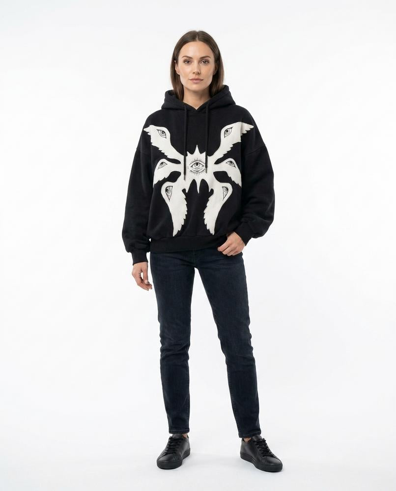 Cloppenburg Mode - Nedol | Applizierter Kastiger Hoodie Unisex
