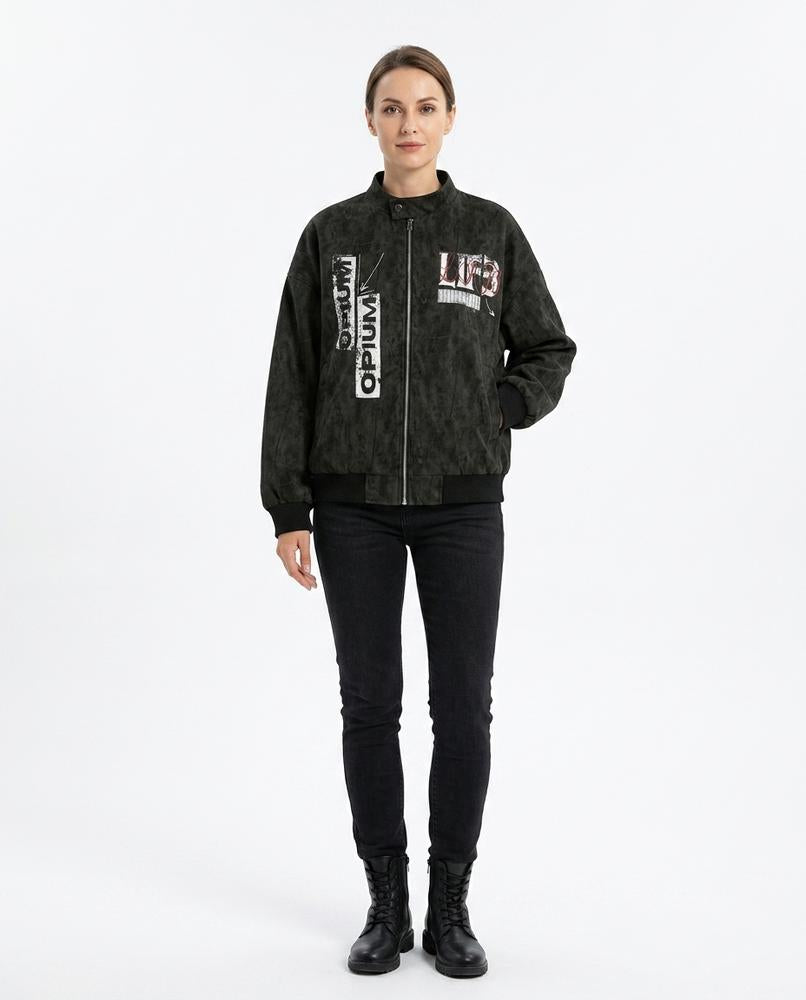 Cloppenburg Mode - Satum | Bedruckt Strukturiert Jacke Unisex