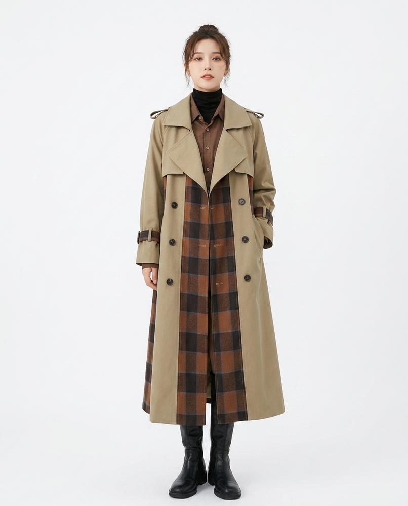 Cloppenburg Mode - Yofid | Zweireihiger Kontrastierender Mantel Damen