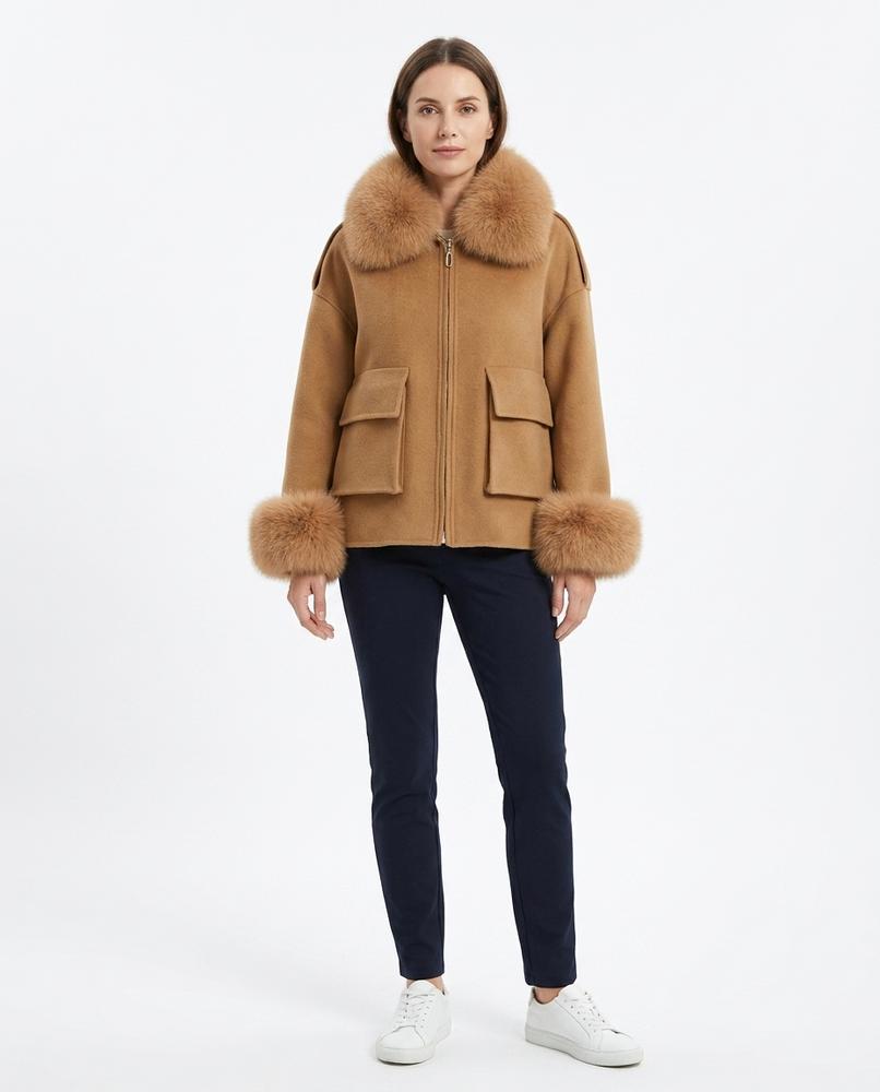 Cloppenburg Mode - Morim | Pelzbesetzt Kurzgeschnitten Jacke Damen