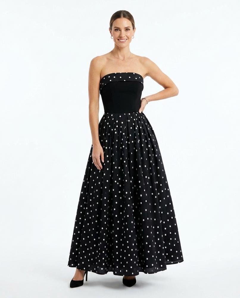 Cloppenburg Mode - Eedom | Trägerloses Gepunktetes Kleid Damen