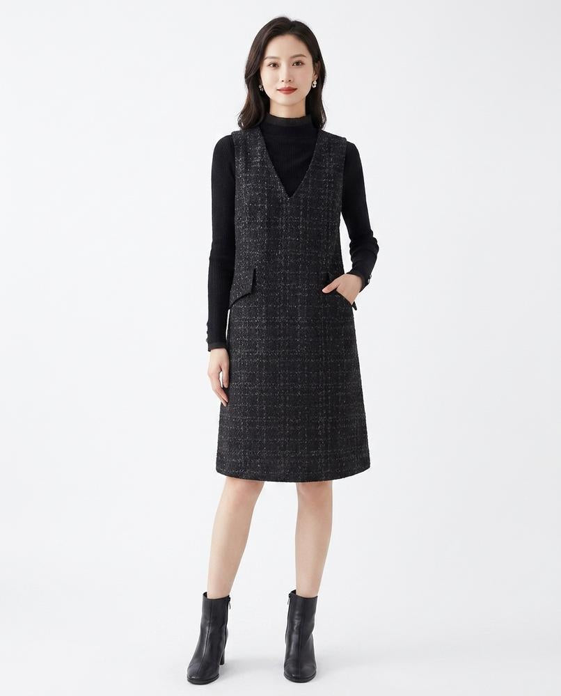 Cloppenburg Mode - Yoson | Ärmelloses Tweed Kleid Damen