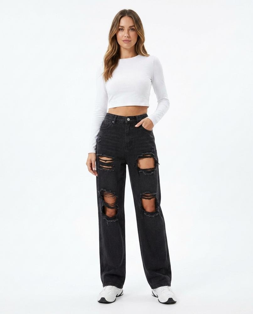Cloppenburg Mode - Eipos | Zerrissene Gerade Hose Damen