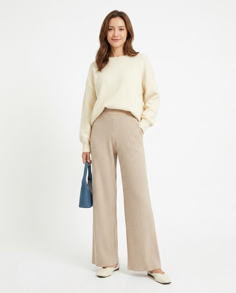 Cloppenburg Mode - Datir | Gerippte Weitgeschnittene Hose Damen