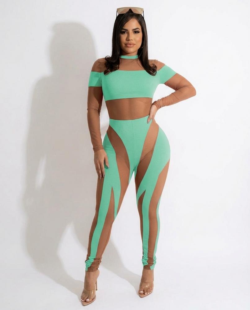 Cloppenburg Mode - Arlen | Figurbetonter Teiltransparenter Anzug Damen