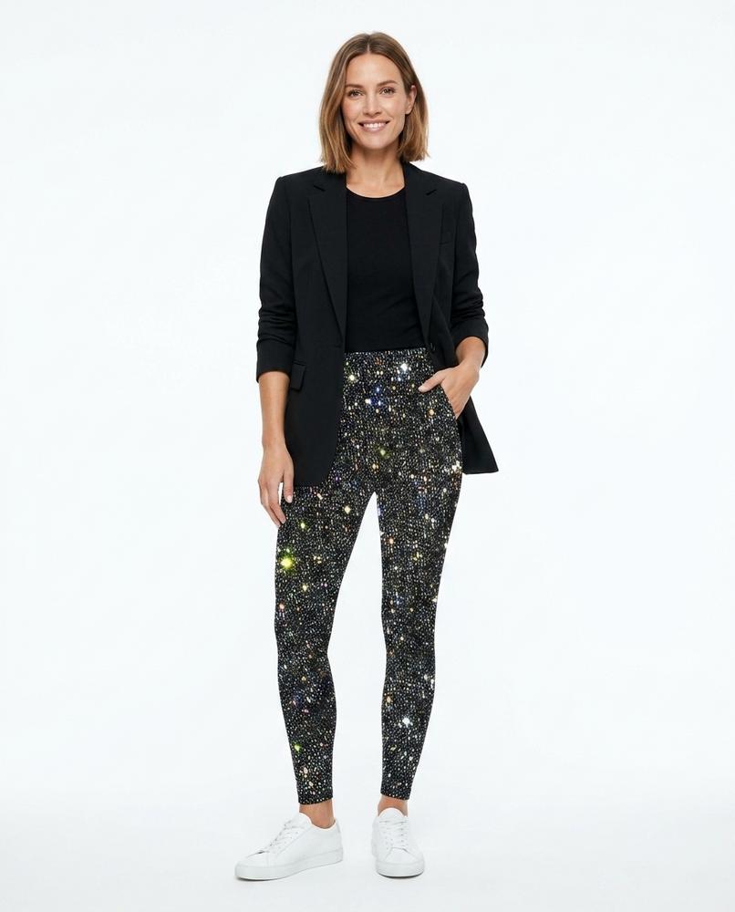 Cloppenburg Mode - Vedan | Enganliegend Glitzernd Hose Damen