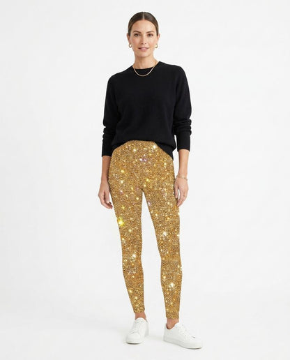 Cloppenburg Mode - Vedan | Enganliegend Glitzernd Hose Damen