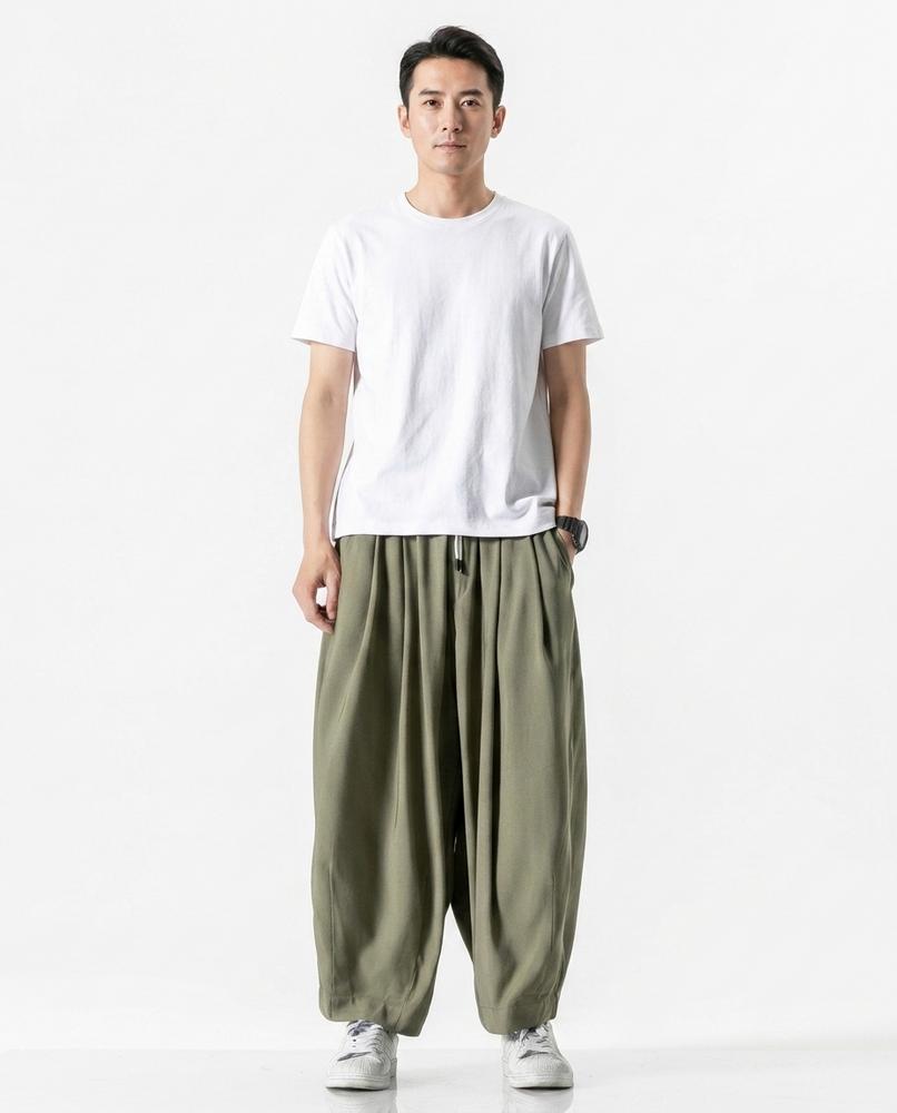 Cloppenburg Mode - Visen | Weit Geschnittene Plissierte Hose Herren