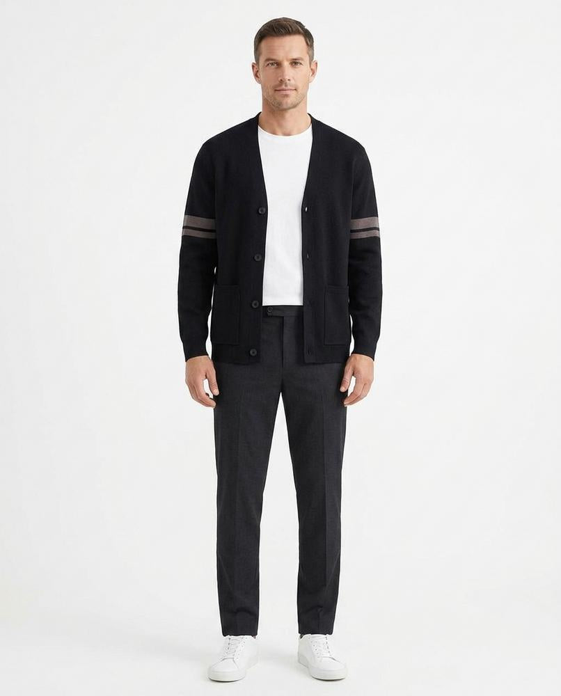Cloppenburg Mode - Rasan | Geknöpft Gestreift Cardigan Herren
