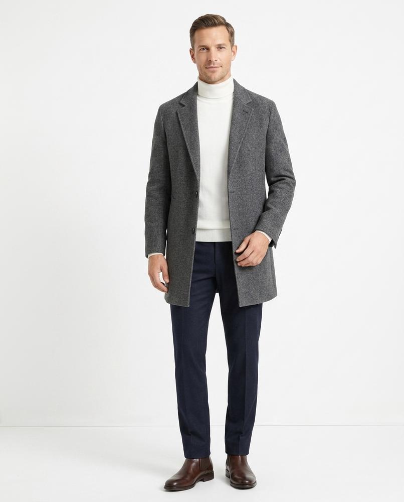 Cloppenburg Mode - Kezan | Strukturiert Einreihig Mantel Herren