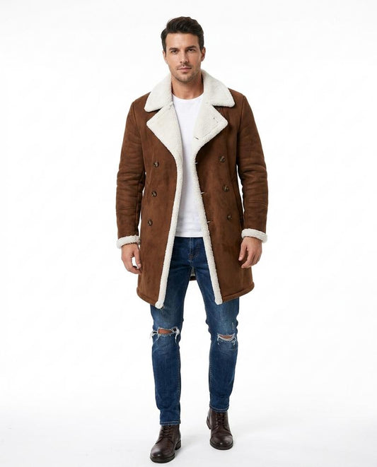 Cloppenburg Mode - Damin | Gefütterter Doppelreihiger Mantel Herren