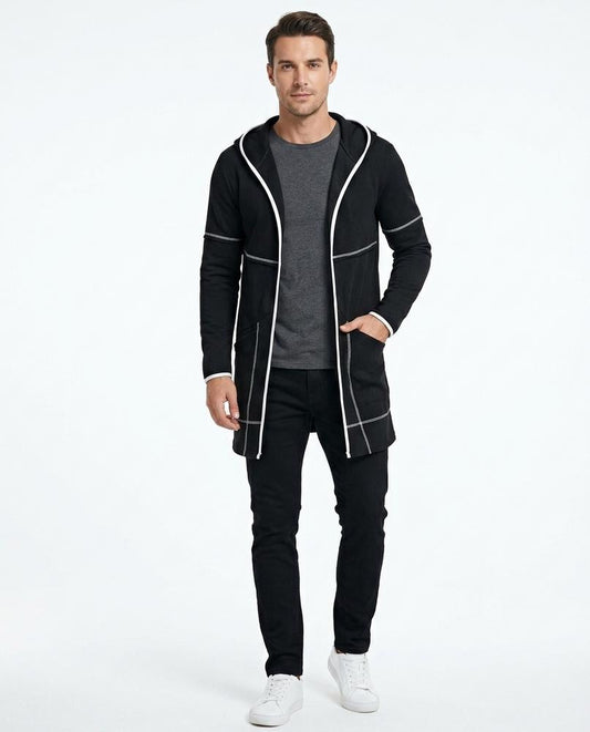 Cloppenburg Mode - Tiral | Langgeschnitten Kontrastierend Cardigan Herren