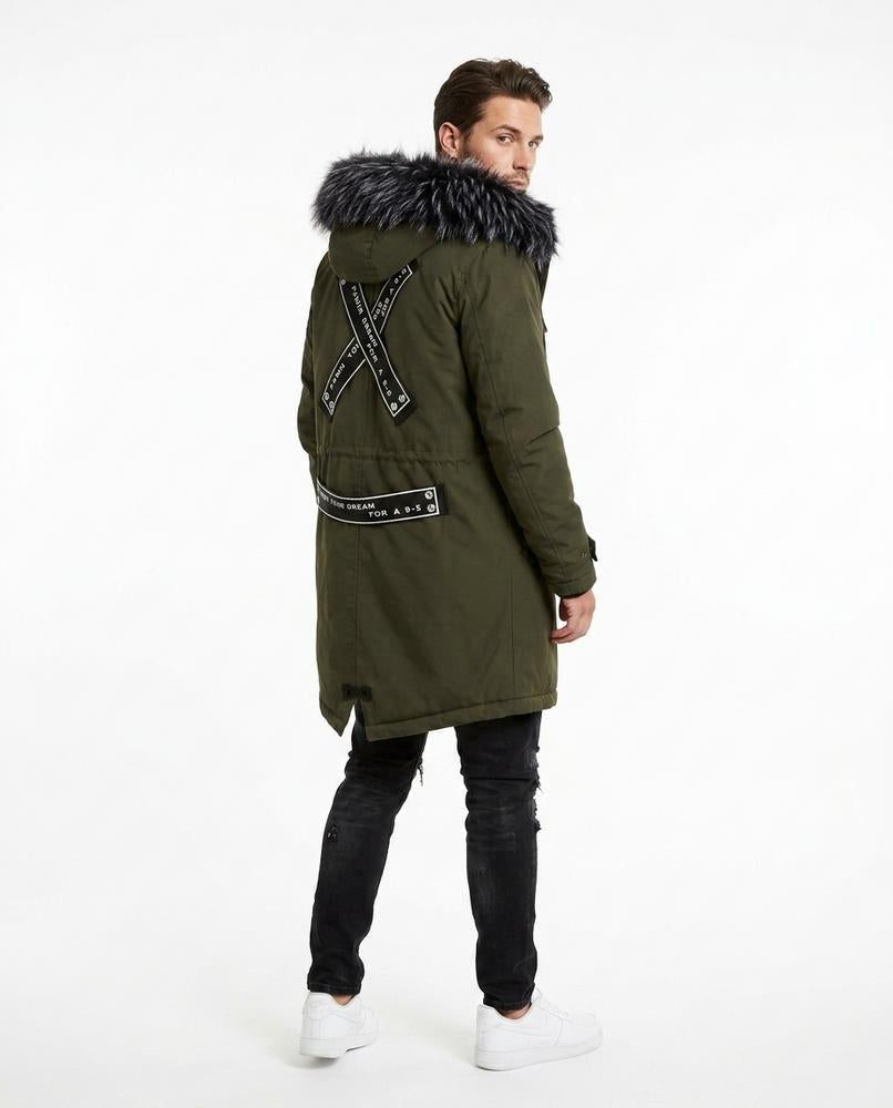 Cloppenburg Mode - Lover | Gefütterter Pelzbesetzter Mantel Herren