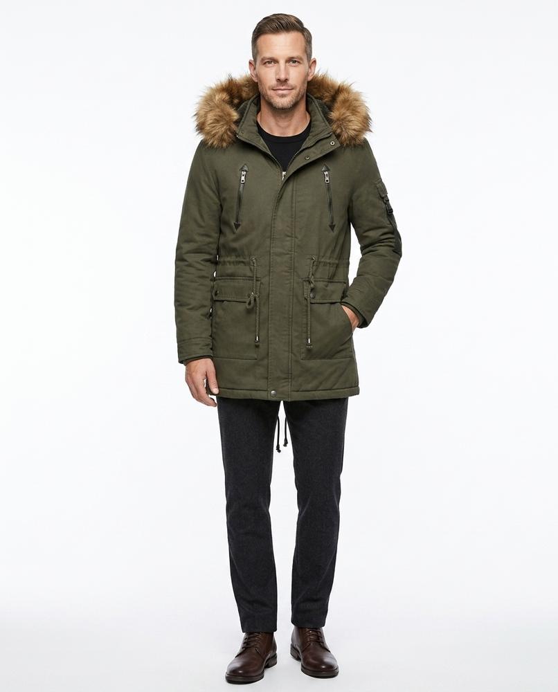 Cloppenburg Mode - Karam | Gefütterte Kapuzen Jacke Herren