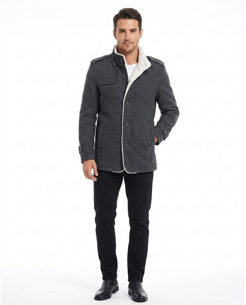 Cloppenburg Mode - Levin | Gefüttert Geknöpft Mantel Herren