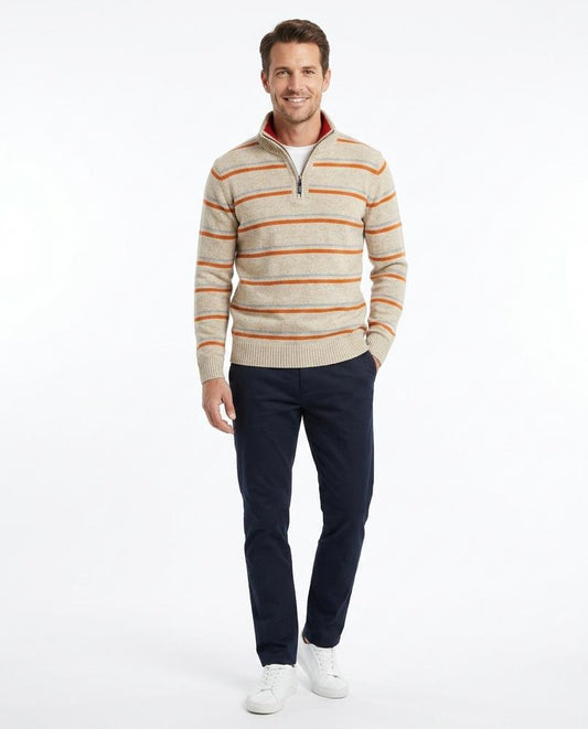 Cloppenburg Mode - Lyven | Gestreift Gefüttert Pullover Herren