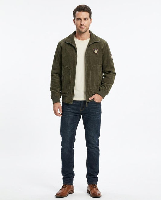 Cloppenburg Mode - Yovan | Gefütterte Cord Jacke Herren