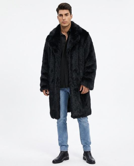 Cloppenburg Mode - Mivel | Langer Fellimitat Mantel Herren