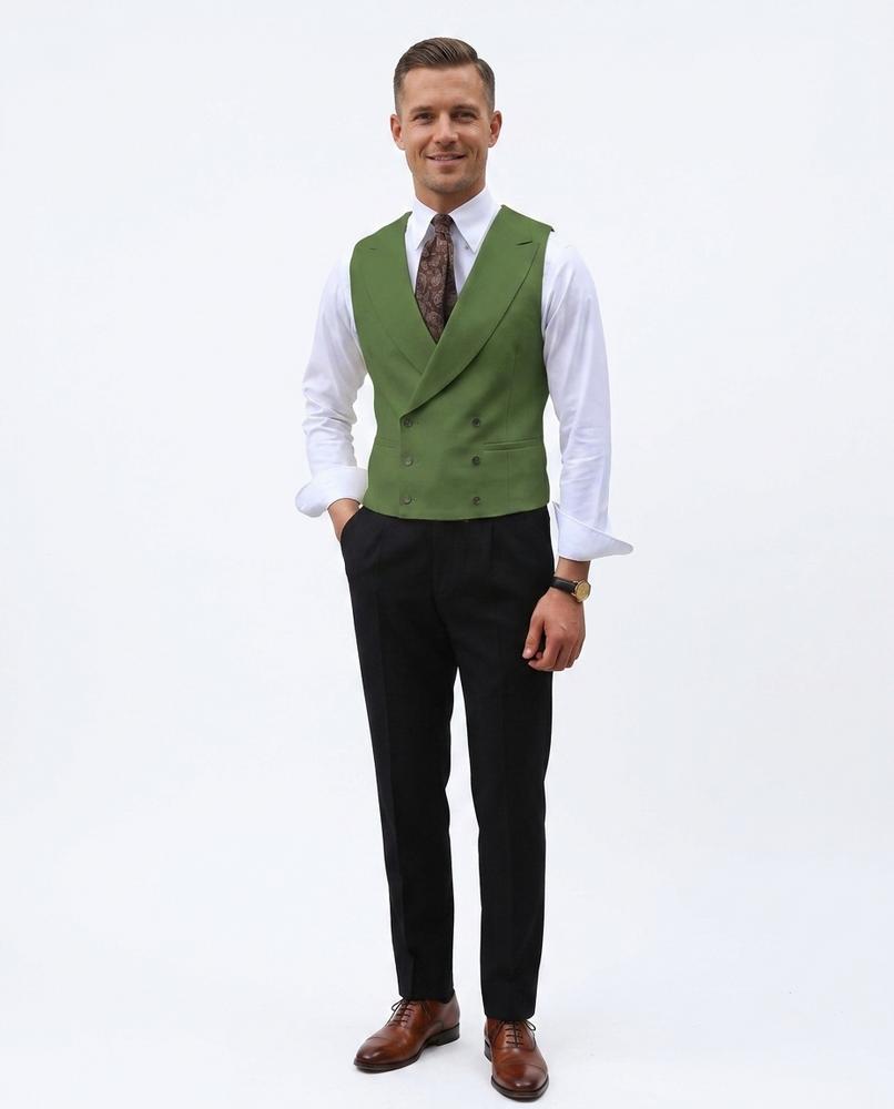 Cloppenburg Mode - Zesen | Zweireihig Mit Revers Weste Herren