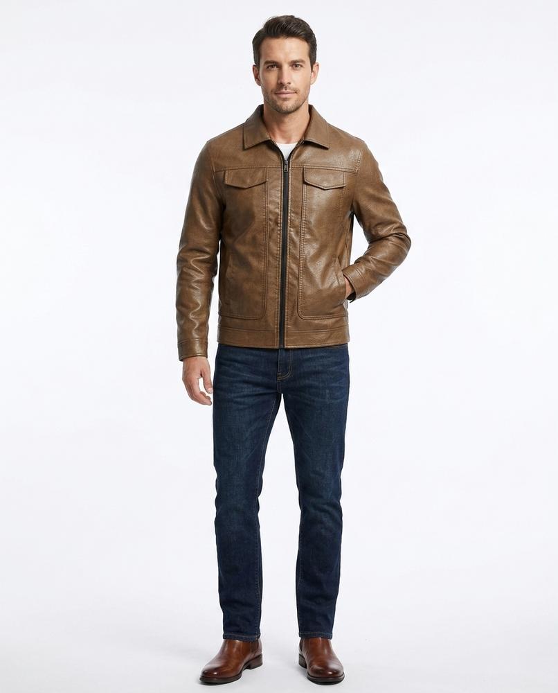 Cloppenburg Mode - Lehal | Gefütterte Kunstleder Jacke Herren