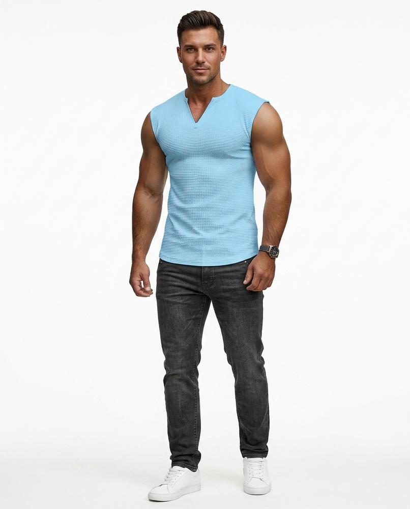 Cloppenburg Mode - Nilom | Strukturiert Ärmellos Shirt Herren