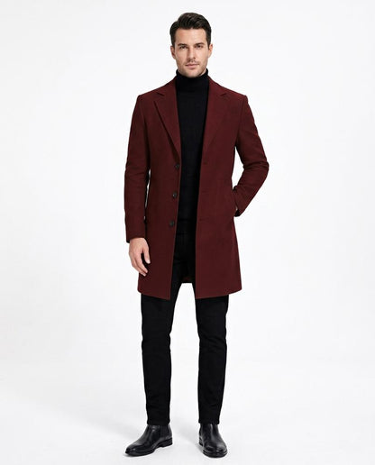 Cloppenburg Mode - Rarel | Tailliert Geknöpft Mantel Herren