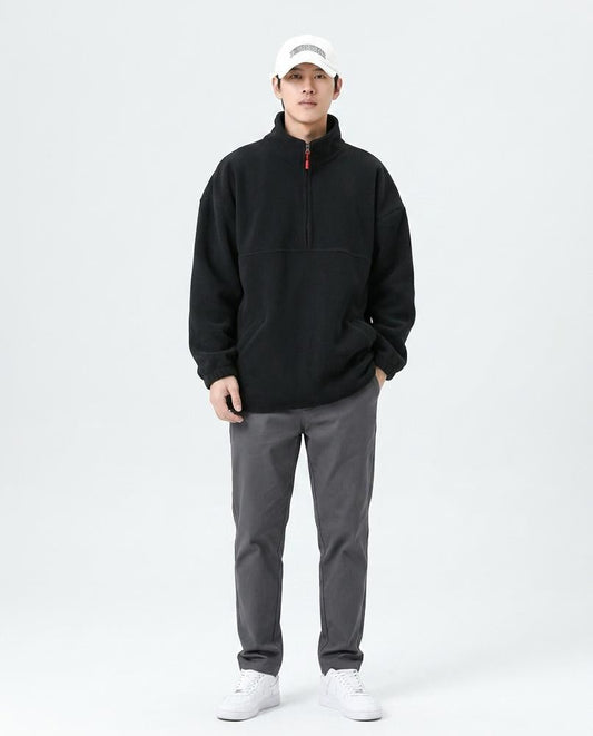 Cloppenburg Mode - Lezer | Fleece Stehkragen Pullover Herren