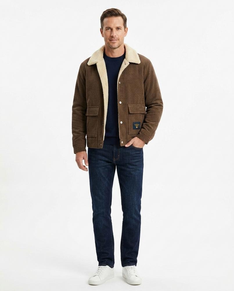 Cloppenburg Mode - Novas | Gefüttert Gerippt Jacke Herren
