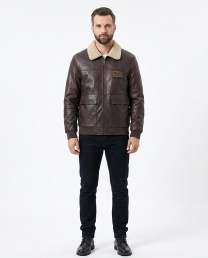Cloppenburg Mode - Coler | Gefütterte Kunstleder Jacke Herren