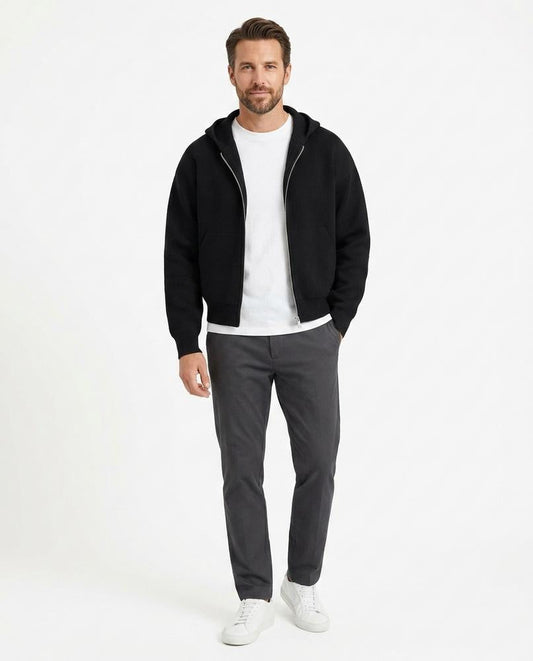 Cloppenburg Mode - Sebal | Kurzgeschnittener Strukturierter Hoodie Herren