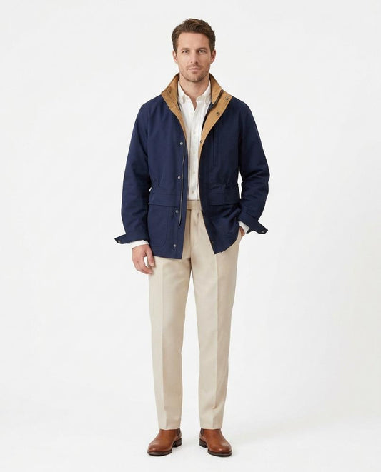 Cloppenburg Mode - Eeror | Kontrastfarben Taillenverstellbar Jacke Herren