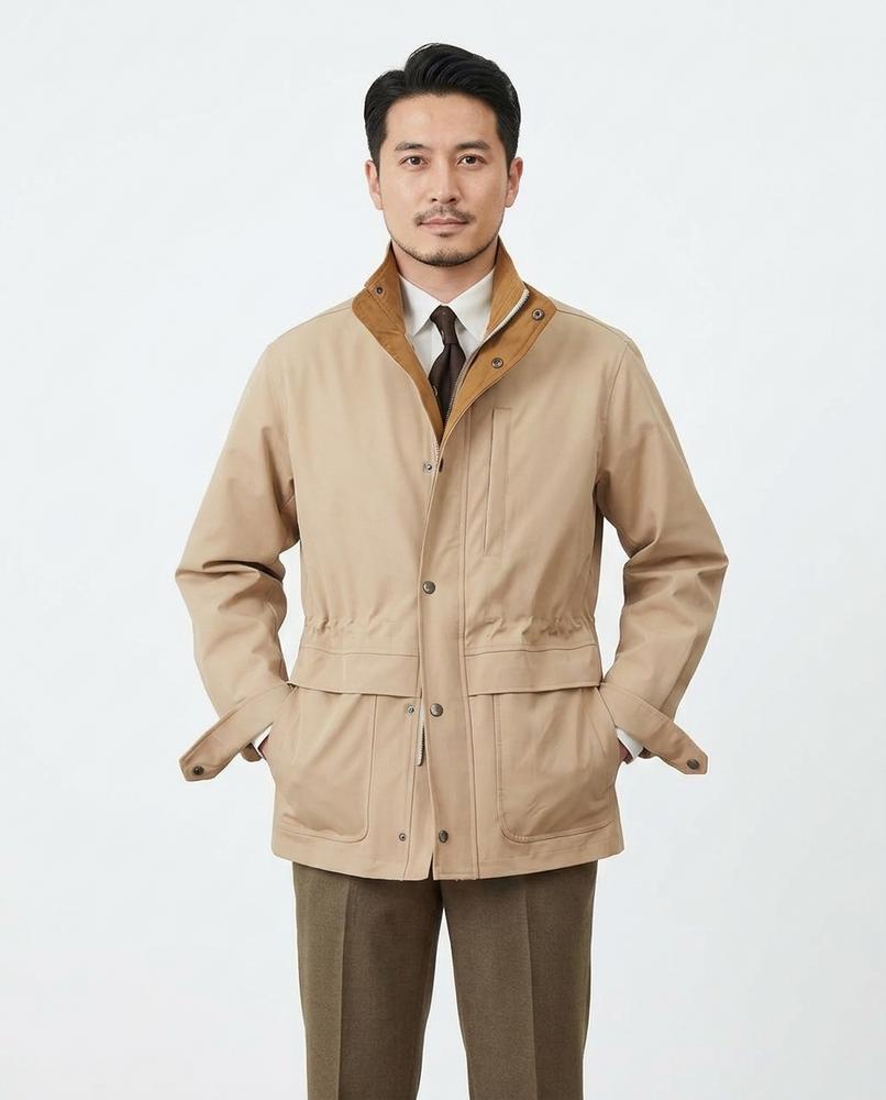 Cloppenburg Mode - Eeror | Kontrastfarben Taillenverstellbar Jacke Herren
