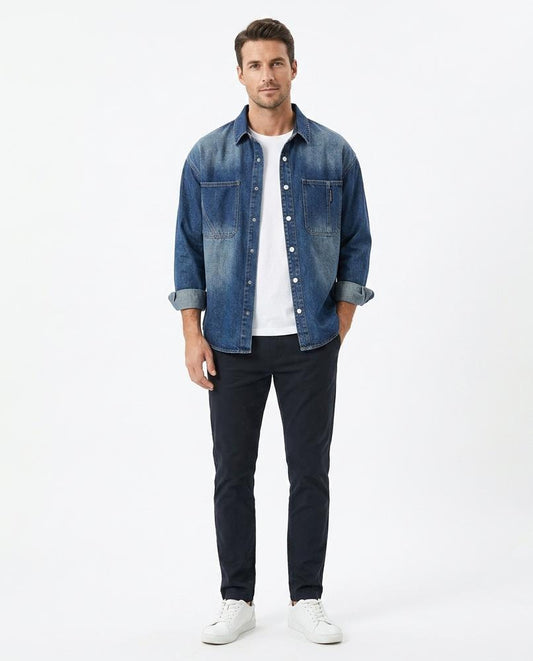 Cloppenburg Mode - Surak | Gewaschenes Denim Hemd Herren