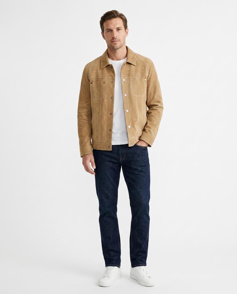 Cloppenburg Mode - Zegov | Kontrastgesteppte Veloursartige Jacke Herren