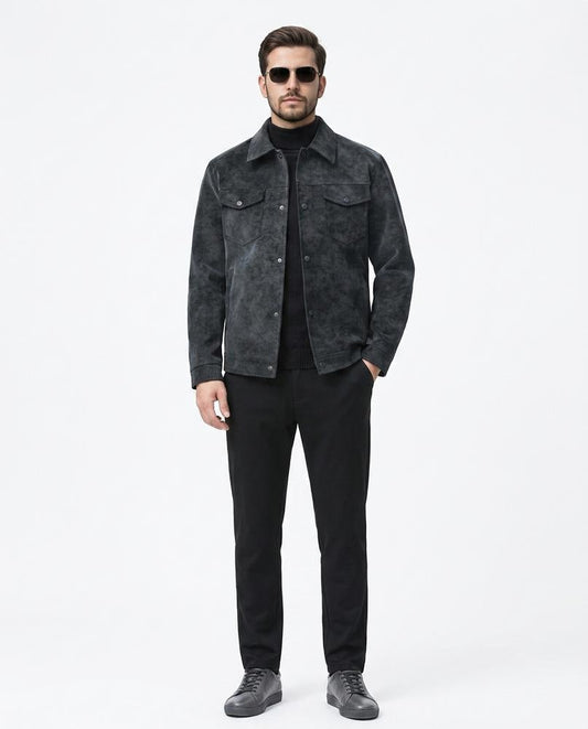 Cloppenburg Mode - Eedan | Geknöpfte Melange Jacke Herren