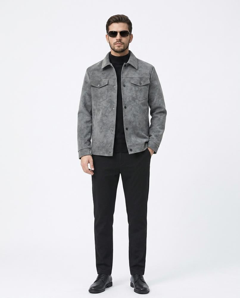 Cloppenburg Mode - Eedan | Geknöpfte Melange Jacke Herren
