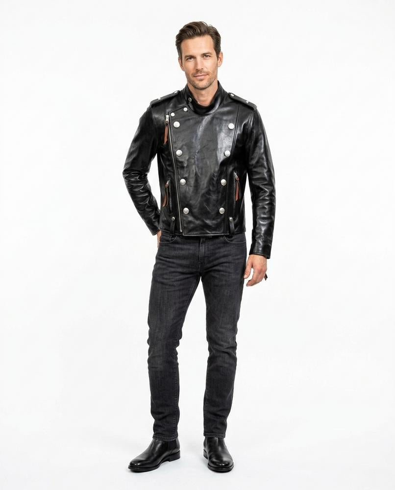 Cloppenburg Mode - Ceped | Druckknopf Leder Jacke Herren