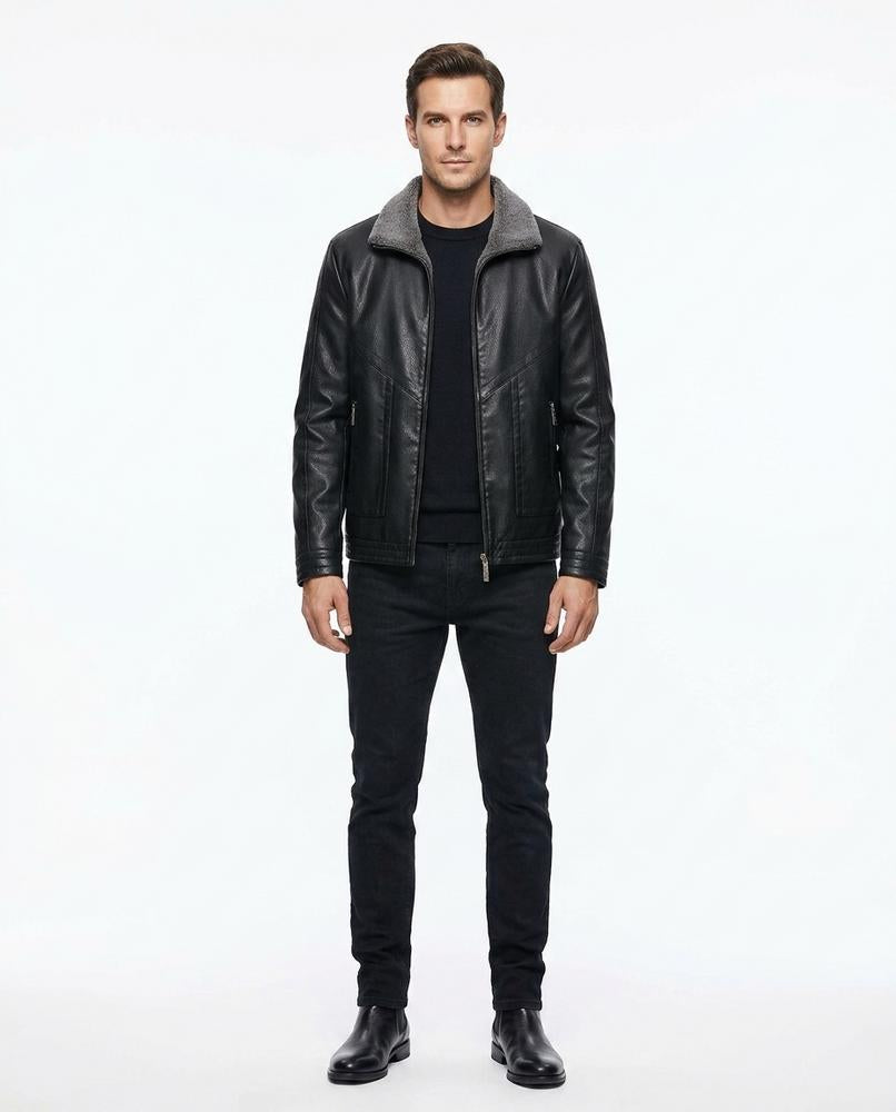 Cloppenburg Mode - Vigod | Gefütterte Lederoptik Jacke Herren