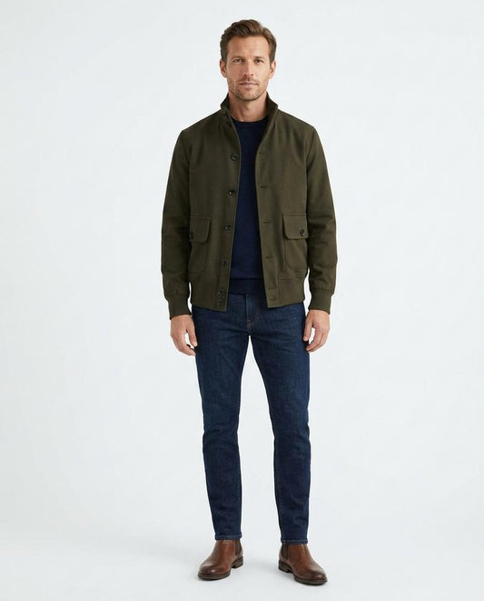 Cloppenburg Mode - Ribin | Geknöpft Gerippt Jacke Herren