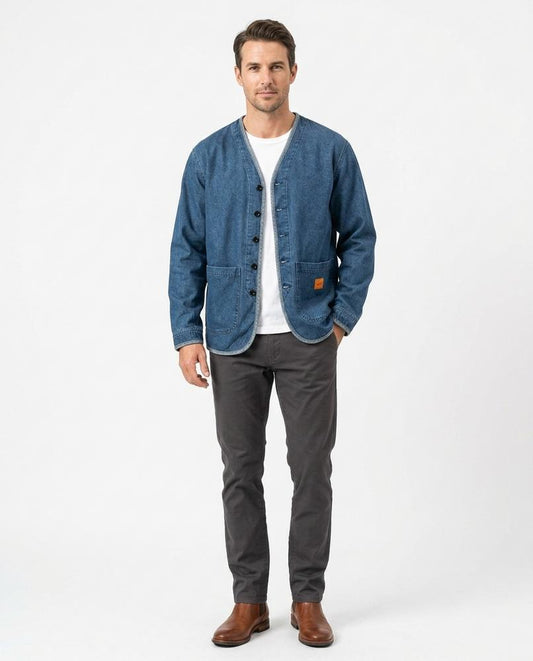 Cloppenburg Mode - Ailul | Kragenlos Geknöpft Jacke Unisex